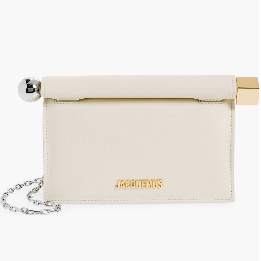 Jacquemus Cream Clutch